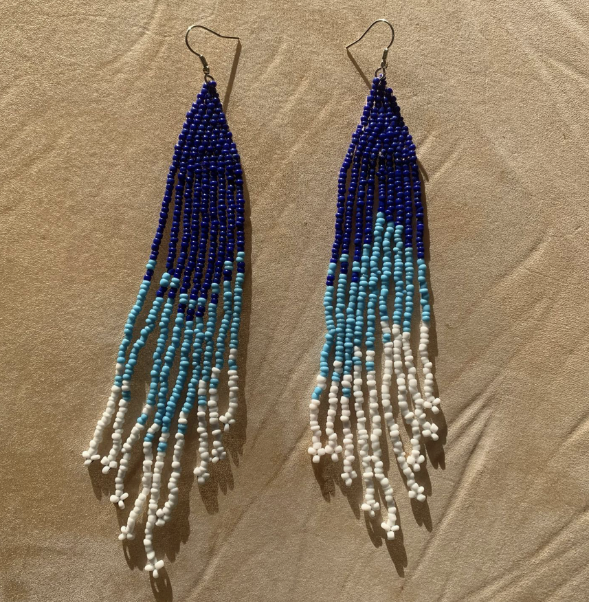 Ocean Beaded Earrings