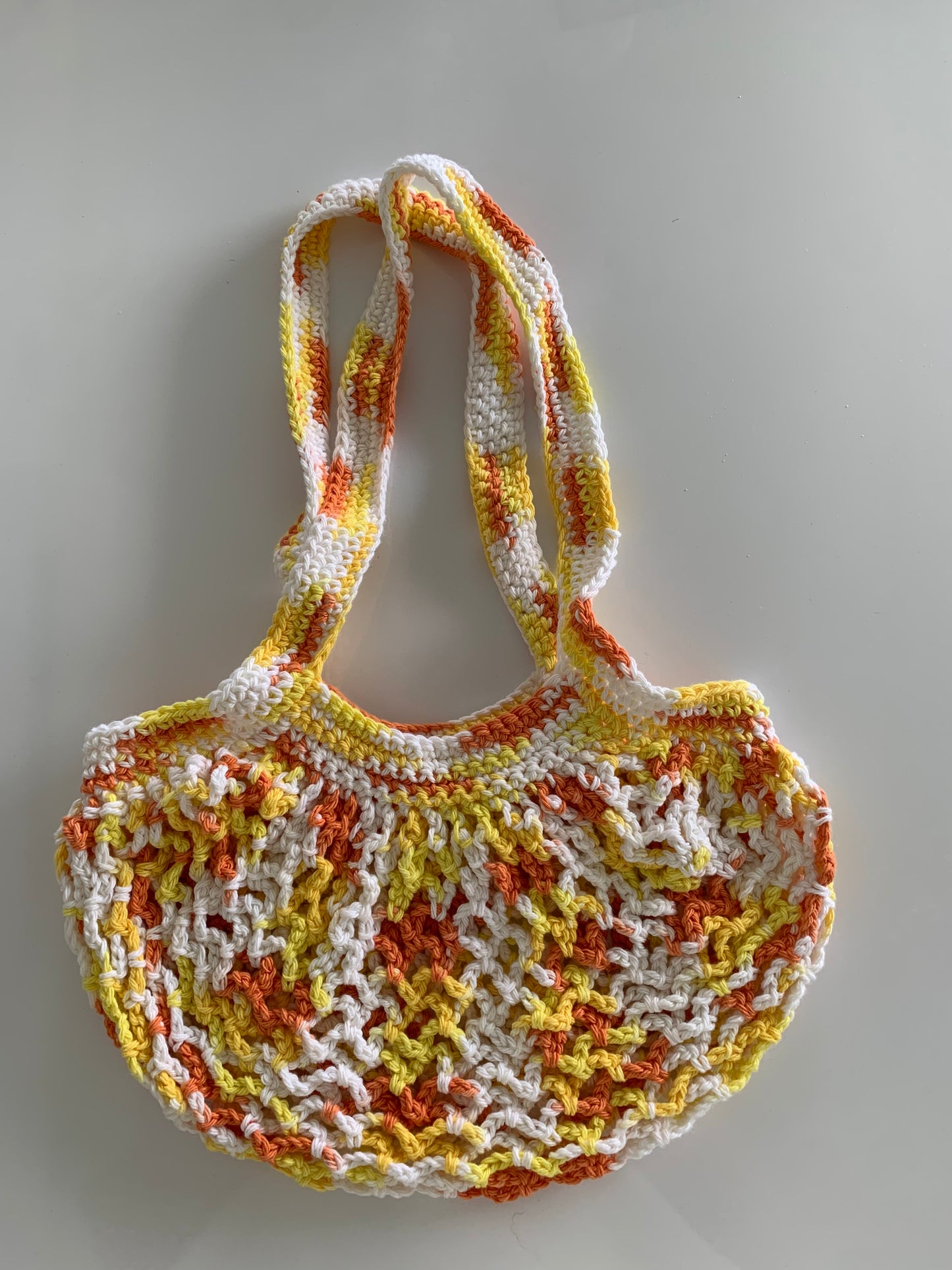 multi-coloured market bag